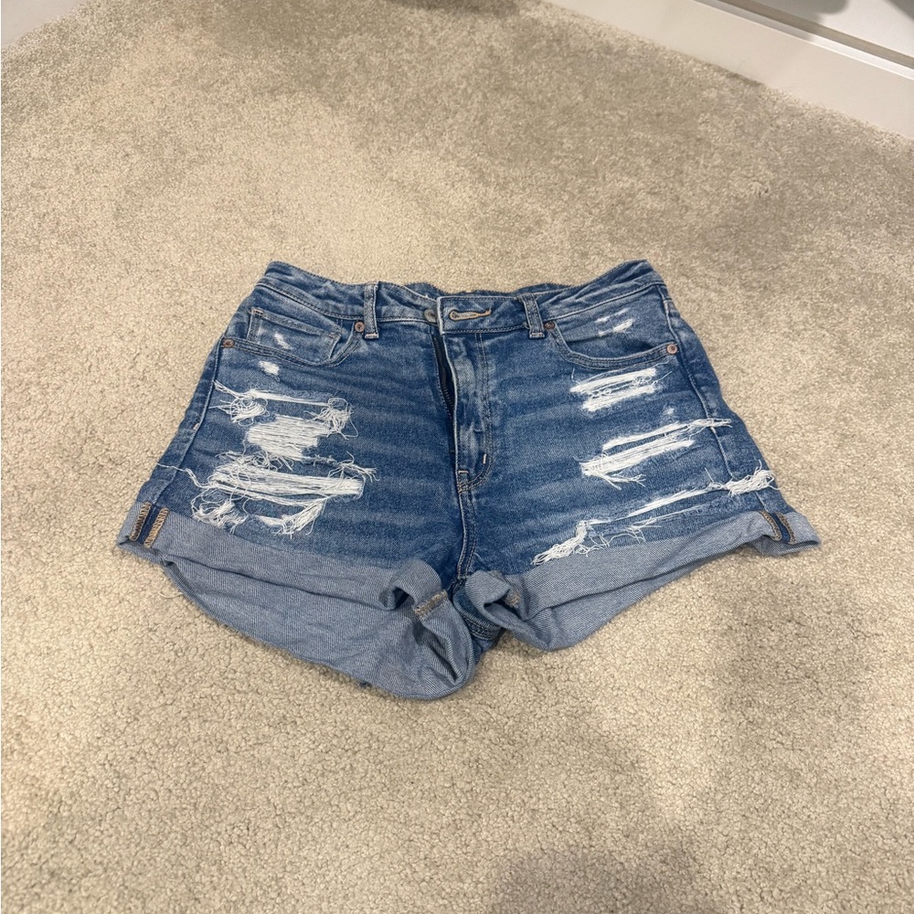 Denim Distressed Women Shorts